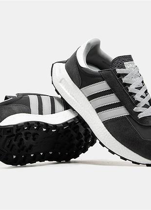 Кроссовки adidas retropy e5 black grey 5