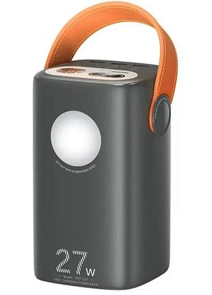 Повербанк remax rpp-123 60000mah 27w 3usb/1type-c black