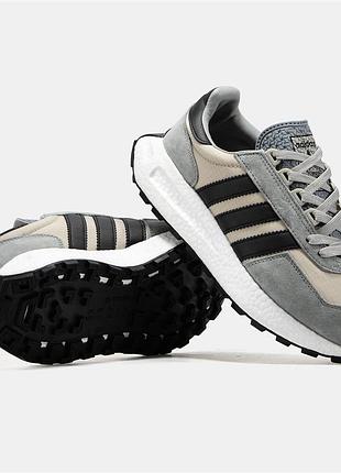 Кроссовки adidas retropy e5 grey beige 4