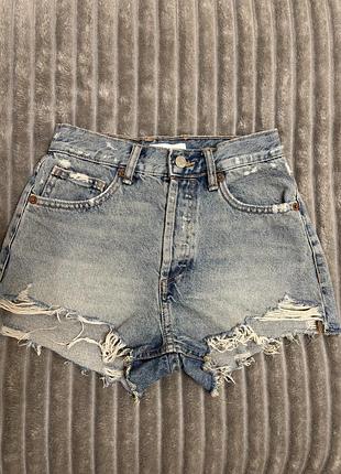 Джинсові шорти zara 32 розмір 4