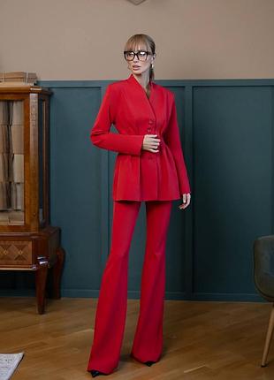 Костюм жіночий жакет і штани xs s m l