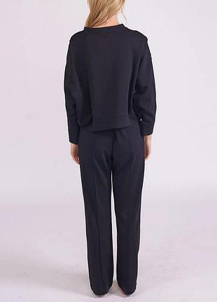Спортивний костюм cyberjammies lounge 5786-5790 зі світшота та широких штанів m чорний (5051877688186)