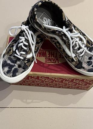 Кеди vans анімалістичний леопардовий принт