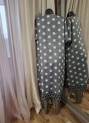 Красивое в горох платье 👗 3