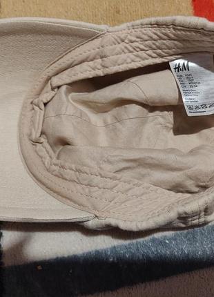 Бейсболки кепка льон h&amp;m 3
