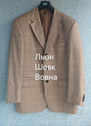 Вишуканий чоловічий класичний піджак преміального бренду j.d. fielding. неймовірно стильна