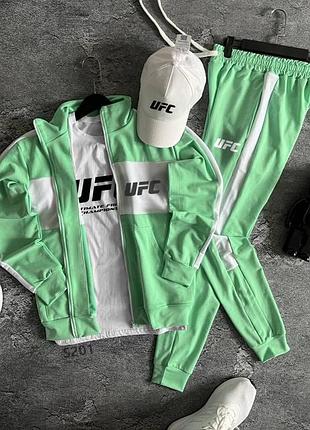 Трендовий чоловічий спортивний костюм олімпійка та штани юфс ufc якісний комплект s