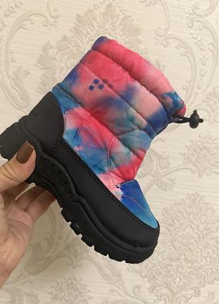Чоботи дитячі mountain warehouse caribou toddler adaptive printed snow boots різнокольорові