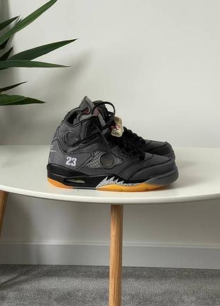 Кроссовки jordan 5 retro off-white muslin ct8480-001