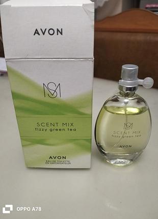 Туалетна вода avon scent mix fizzy green tea