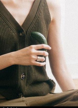 В'язаний жилет h&m m