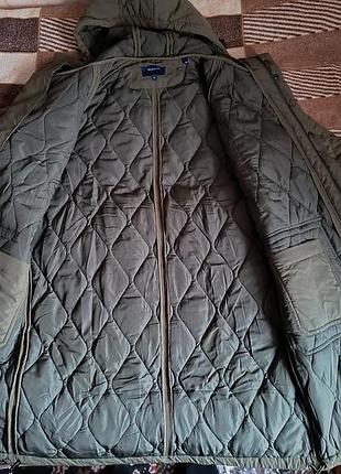 Парка утеплена gant quilted long jacket 8