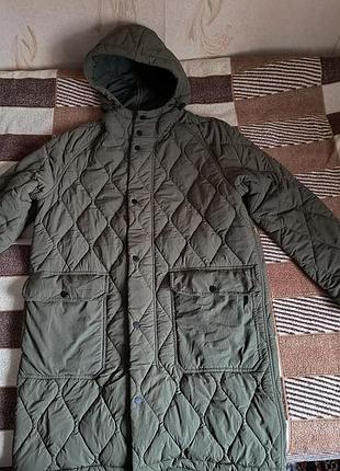 Парка утеплена gant quilted long jacket 3
