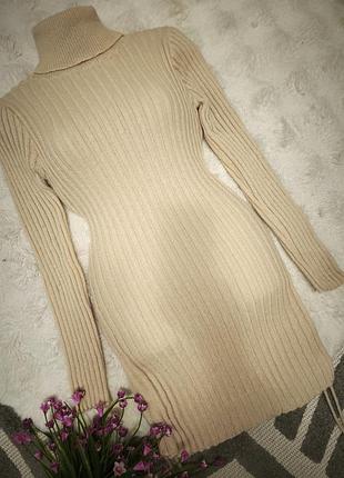Платье женское в рубчик по фигуре shein