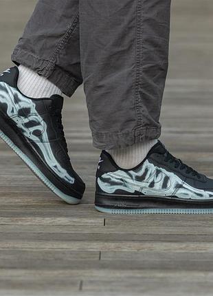 Кросівки nike air force 1 low skeleton black
