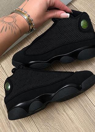 Кроссовки nike air jordan 13 retro black cat