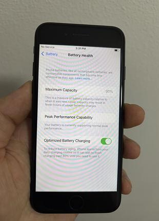 Apple iphone 7 128 gb. акб 91% 3