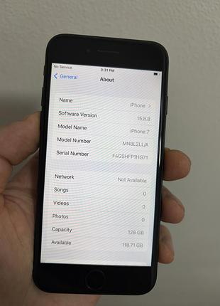 Apple iphone 7 128 gb. акб 91% 5