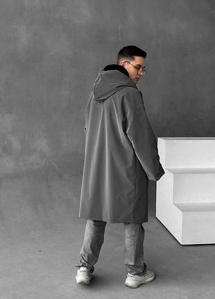 Крутий оверсайз дощовик чоловічий незвичайний весняна куртка l-xl