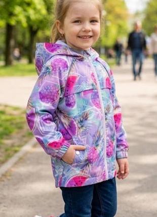 Куртка ветровка дождевик на девочку tu 5-6 лет