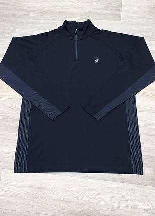 Чоловіча чорна спортивна кофта, розмір xl-xxl.