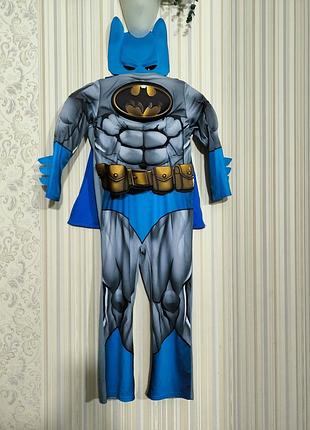Карнавальный костюм бэтмена супергерой летучая мышь batman