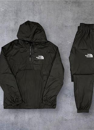 Спортивний костюм плащівка тнф tnf north face вітровка анорак і штани джогери