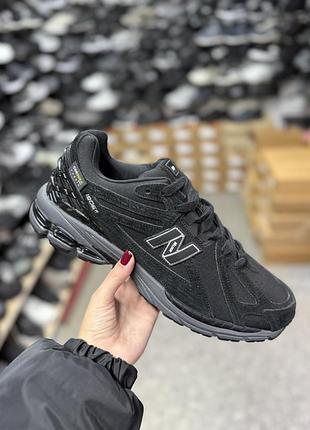 Термо кросівки чоловічі new balance 1906r у великих розмірах батали чорні