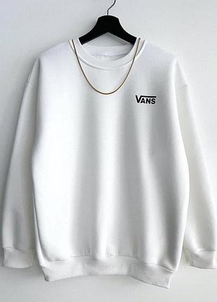 Базовый оверсайз мужской свитшот, качественный vans премиум