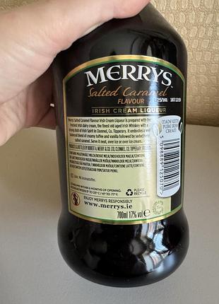 Лікер merry's salted caramel 700 ml 3