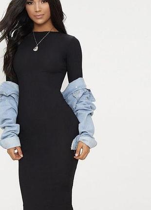 Платье женское в рубчик по фигуре primark