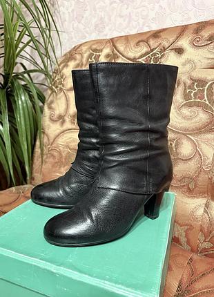 Чоботи жіночі clarks шкіряні осінні