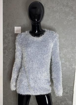 Пухнаста кофта джемпер травичка e&d, xl-xxl