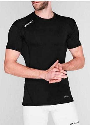Компресійна термофутболка sondico✅ xl /2xl core base black термобелье мужское