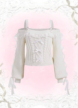 Свитер лолита y2k dollskill