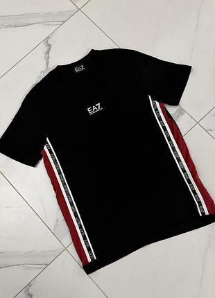 Футболка ea7 emporio armani чорна, розмір s