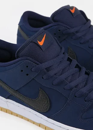 Nike sb dunk low navy black gum 2