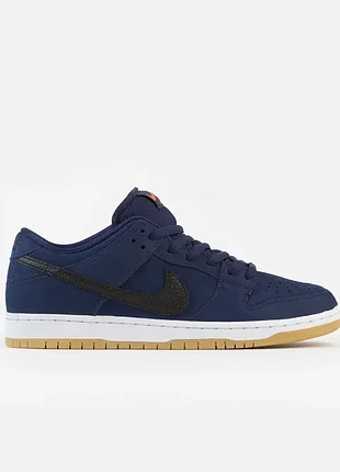 Nike sb dunk low navy black gum 3