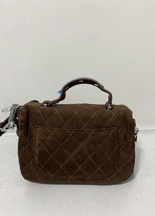 Нова шоколадна сумка крос боді chanel 3