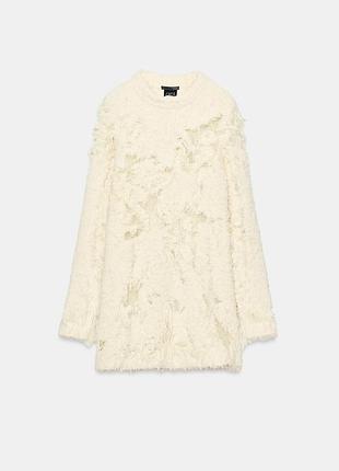 Сукня жіноча бежева рвана zara new
