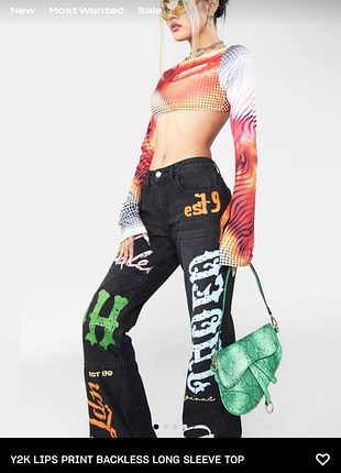 Топ лонгслив y2k dollskill jaded