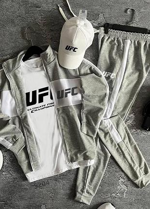 Трендовий чоловічий спортивний костюм олімпійка та штани юфс ufc якісний комплект xl