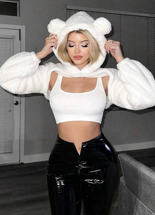 Топ y2k dollskill худи пушистое