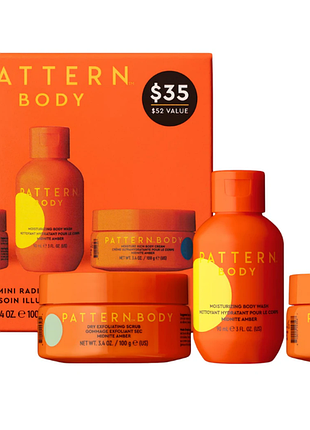 Pattern by tree ellis ross mini radiant body trio набор средств для сияющего тела