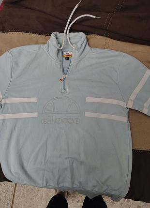 Чоловічий світшот ellesse бавовняний двонитка блакитний