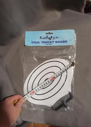 Овальна металева мішень oval target board 5