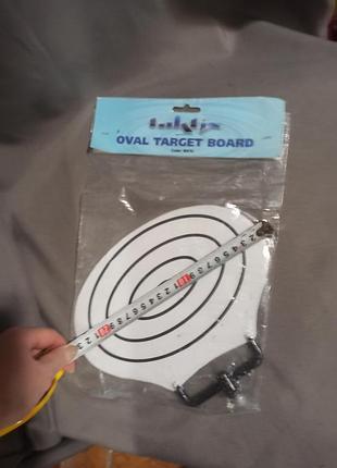 Овальна металева мішень oval target board 3