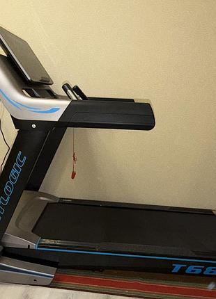 Бігова доріжка fitlogic t68c електрична складана для дому