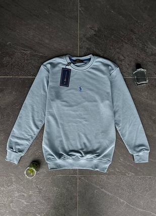 Свитшот polo ralph lauren голубый xxl
