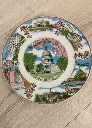 Винтажная коллекционная фарфоровая тарелка япония made in yapan